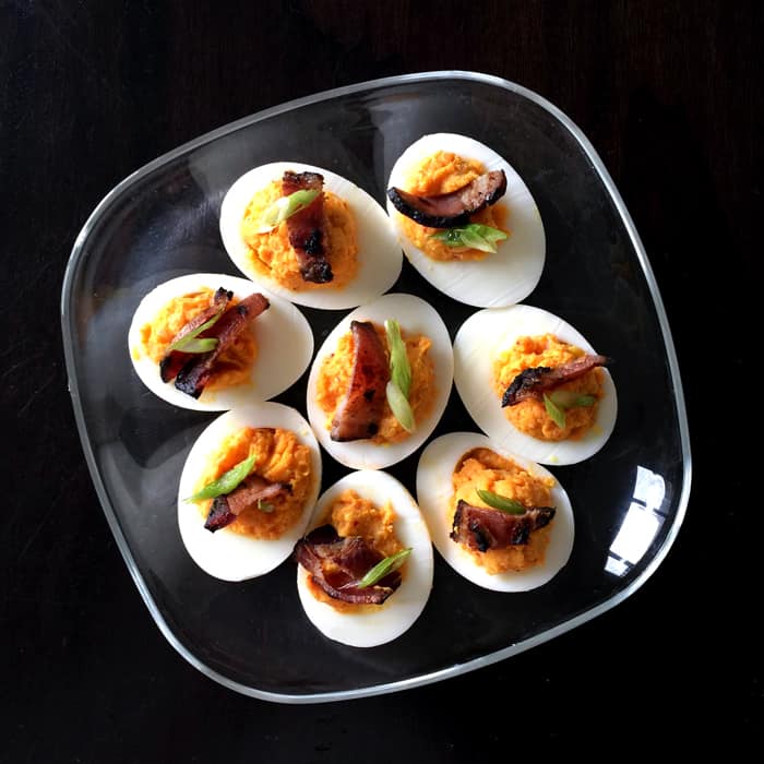 Kimchi Deviled Eggs Recipe
